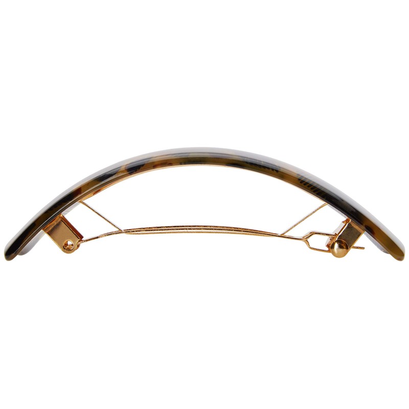 France Luxe Rectangle Volume Barrette, Spot Tortoise