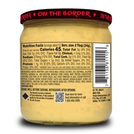 ON THE BORDER Spicy Jalapeno Queso, 15.25 Oz Jar (Pack Of 6)
