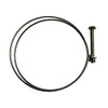 97-105mm Double Wire Screw Hose Clamp Stainless Steel for Ducting