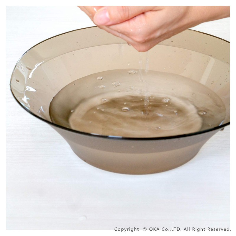 OKA D Nature Wash Bowl, Black (Hot Water Tub, Bathtub),