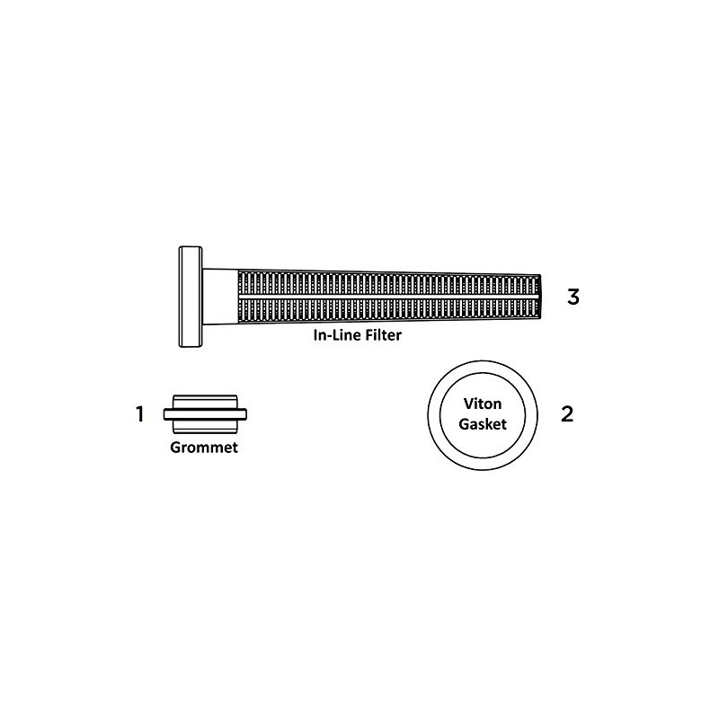 Smith Performance Sprayers 182905 Poly Shut-Off Service Kit with Viton