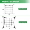 Gcrdplat Elastic Trellis Netting with 4 Hooks, 2X2FT Trellis Net