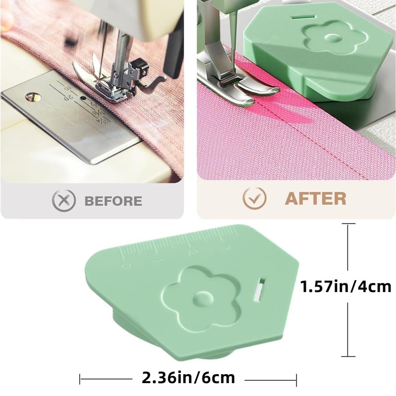 3PCS Magnetic Seam Guide for Sewing Machine, Multifucntional Polygonal Magnet