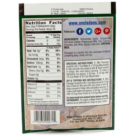 Uncle Dan's Mediterranean Garlic | Singles Packet – 1oz (Pack of 1)
