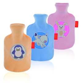 Fashy Wärmflasche mit Flauschbezug Volumen 0,8 Liter