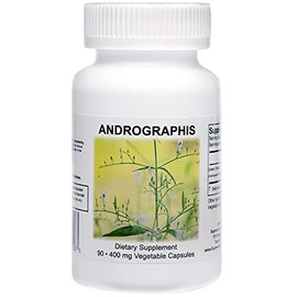 Supreme Nutrition Andrographis, 90 Pure Green Chiretta Vegetarian Capsules