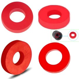 YehVeh 100 Pack Tire Valve Stem Caps Gasket O Ring Replacement Universal Leak-Proof Sealing Washer Rubber Seals for Tire Valve Cap Tire Air Caps Cover Plastic Metal Stem Covers