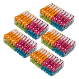 CARASELLE Clothes Pegs for Washing Line Strong - Non Slip Heavy Duty Washing Pegs w/Rubber Pad for Mark Free Secure Grip - Indoor Outdoor Plastic Clothes Pegs Strong Large Laundry Pegs - 100 pcs