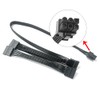 Zahara Modular Power Cable PCI-E 6Pin 1 Male to 4