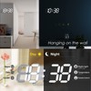 KOSUMOSU 3D LED Digital Wall Clock ,9.7", Large Display Table/