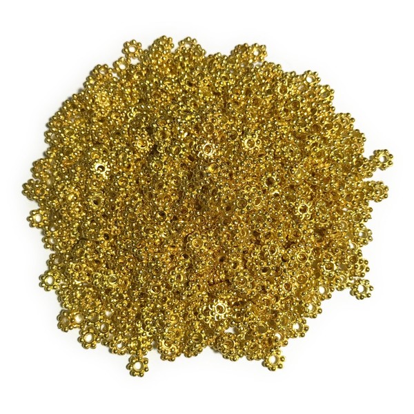 Flower Shape supe-sa-ronderu (Gold Plated) 5 mm1000 Set of 5 mm