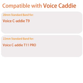 Lamshaw Compatible for Voice Caddie T11 PRO Bands, Soft Silicone Sport Wristband Replacement Straps Compatible for Voice Caddie T11 PRO, T9 Watch (Blue, 22mm size band)