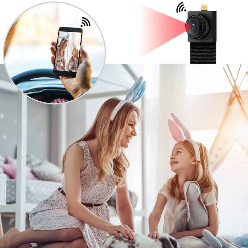 LXMIMI Mini Camera Wifi, HD 1080P Small Camera Support 2.4
