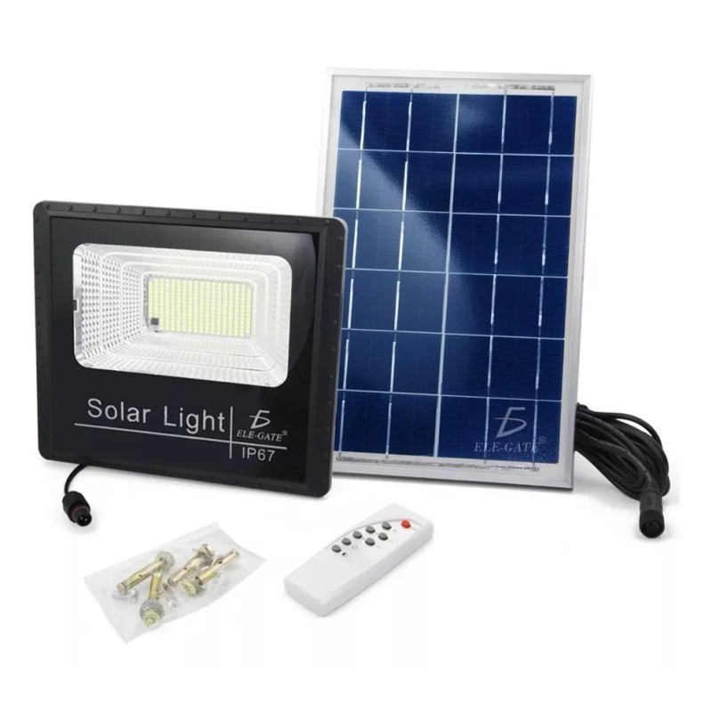Ele-Gate Reflector Led 60w Panel Solar Luz Blanca Exterior Led2360w
