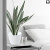 TULMERO Matte Flower Pot, Plastic Planter, Decorative Pot for Large
