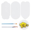 Tebbomp 30 Pcs Foam Texture Paper 3D Drawing Magic Canvas