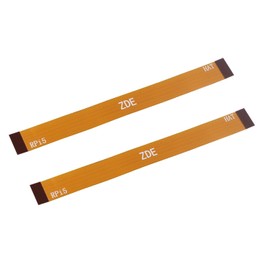 ZDE Pack of 2 90 mm FPC FFC Flexible Ribbon Cable 16 Pin 0.5 mm Pitch Flexible Flat Cable Compatible with Raspberry Pi 5 PCIe to M.2 Key-M NVMe SSD Adapter PCIe Peripheral Card