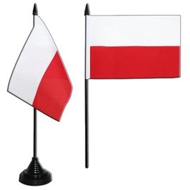 Digni Poland Table Flag 4 x 6 inch