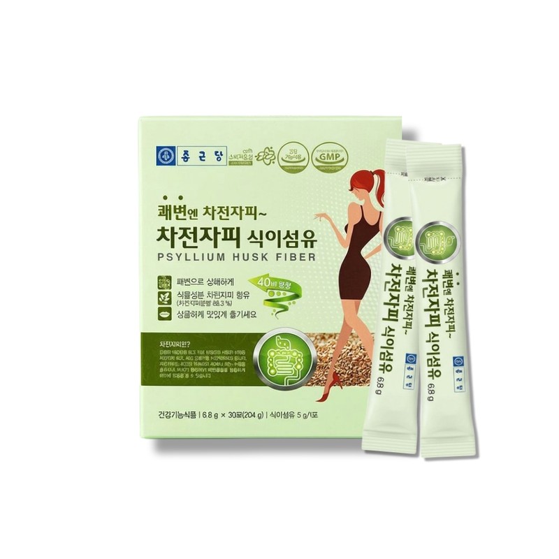 Chong Kun Dang Psyllium Husk Dietary Fiber Stick Kwaebyeonen Powder