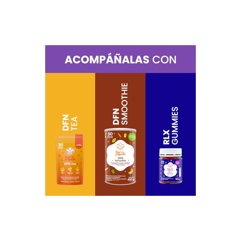 Flor Jaguar Pack Dfn Gummies Piezas Pzas 180 Mineral Probióticos
