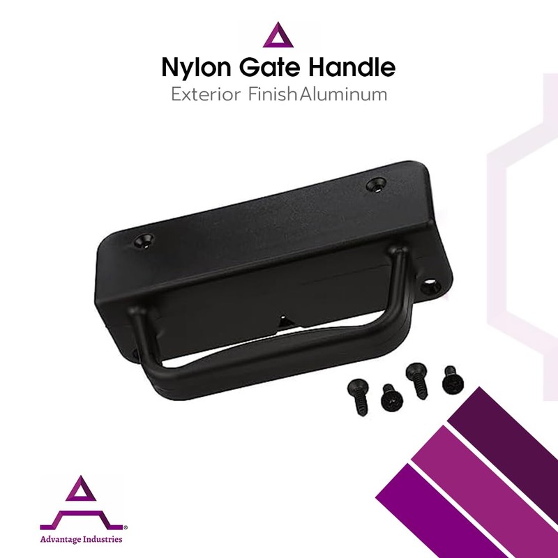 ADVANTAGE INDUSTRIES Nylon Gate Handle | Best Grip/Extra Knuckle Room