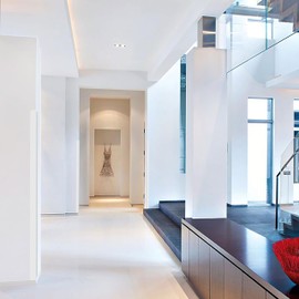 Proflex Wall Corner Protector - Pack of 6 Self Adhesive Corner Guards for Walls Edge Protection - 1-1/2 inch x 48 inch, White Textured – Easy to Apply – No Tools Needed