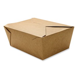 GEN Reclosable Kraft Take-Out Box, 110 oz, Paper, 160/Carton (PAPERBOX4)
