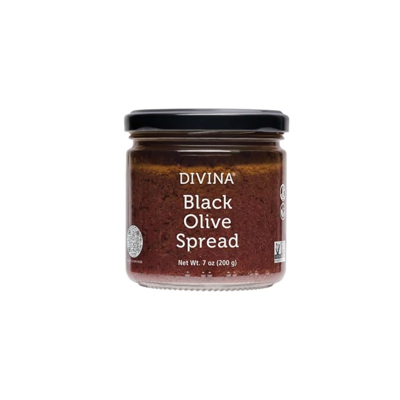 DIVINA Black Olive Spread, 7 oz
