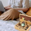 Large Premium Bamboo Wooden Stash Box for Discrete Storage of