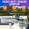 Trailer Coupler 2 Inch Ball, Compatible with 2 Inch Channel