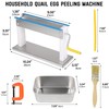 Manual Quail Egg Peeler Machine Kit - 304 Stainless Steel