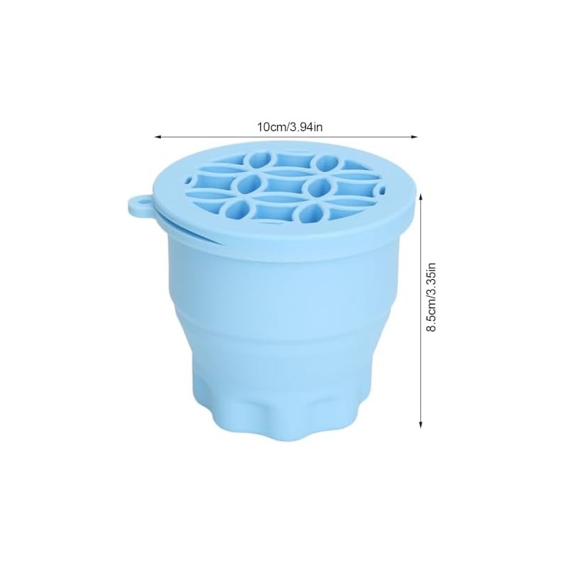 Makeup Brush Cleaning Bowl, Compact Lightweight Accessory for Travel and