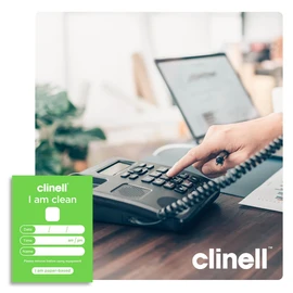 Clinell Indicator Notes - Sanitation Procedure Indicator Notes - Pack of 4 Pads - 250 Notes per Pad (1000 Notes) - Easy to Read - Green I Am Clean Notes