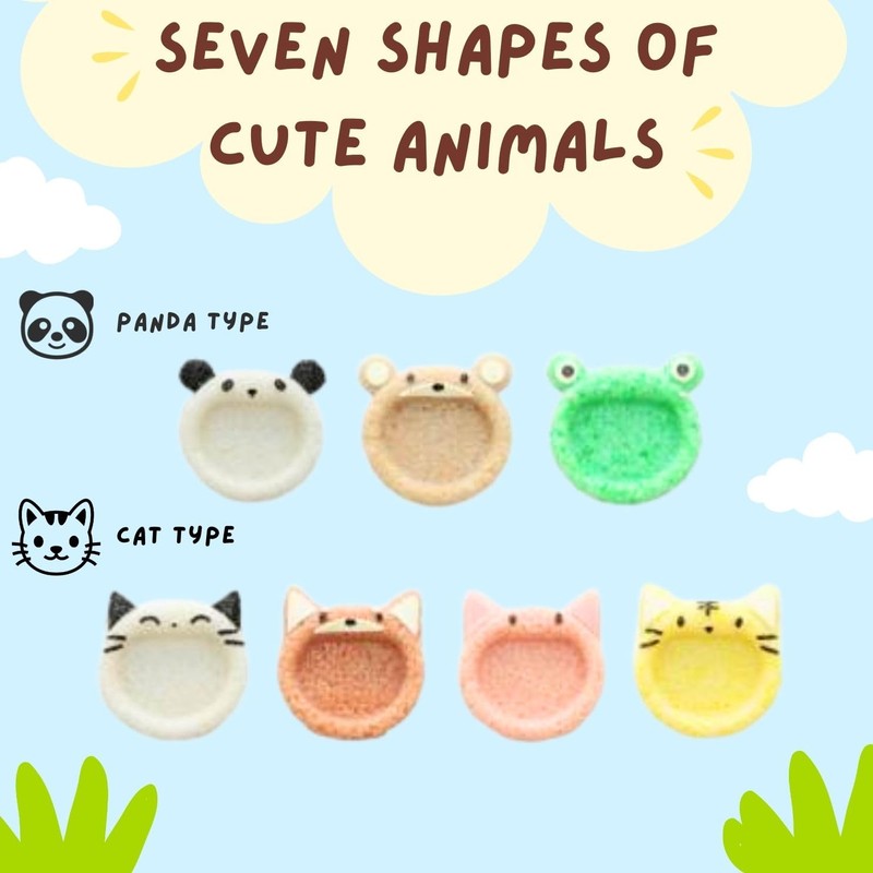 Arnest My Form Rice Press Mold 2pcs (Cat, Panda) &