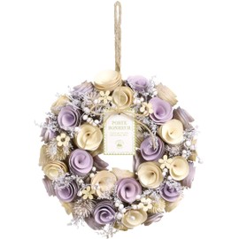 SG Wonder Zone 660-056 Wreath, 9.4 inches (24 cm), All Season Wreath, Small Box, Present, Gift