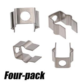 4 Pcs Metal Mount Clips, Vacuum Robot Replacement Parts Compatible with Shark IQ & AI AV2501S Vacuum Cleaner and Some Other Models Side Brush (4 to A Pack)