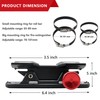HOZHEM Car Fire Extinguisher Mount Bracket Aluminum Quick Release Roll