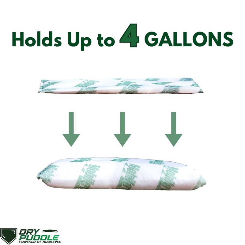 Mobilevee DryPuddle Puddle Sponge for Baseball Fields - Water Absorbing