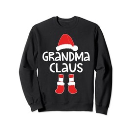 Grandma Claus T-Shirt Matching Grandma Christmas Shirt Sweatshirt