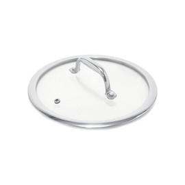 Iris Ohyama PDG-SG20 Stainless Steel Glass Lid, 7.9 inches (20 cm), Diamond Grace, Silver