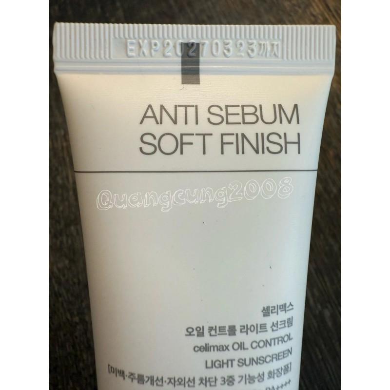 celimax Oil Control Light Sunscreen 40ml. New without box