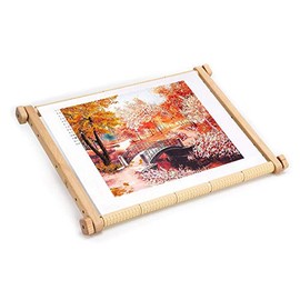 Needlepoint Embroidery Tapestry Scroll Frame Made of Organic Beech, Wooden Cross Stitch Frame, Needlepoint Holder, Stitching Frame (9.8" х 12.5")