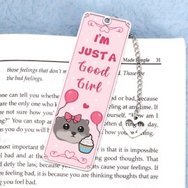 Dorm Room Essentials for Girls Back to School Supplies, Funny Bookmarks for Women, Book Lover Feminism Gifts for Friends Daughter, School Stuff for Teen Kids Birthday Gifts for Girlfriend
