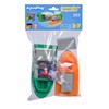 Aquaplay Container boat + Transport boat + 2 Puppets