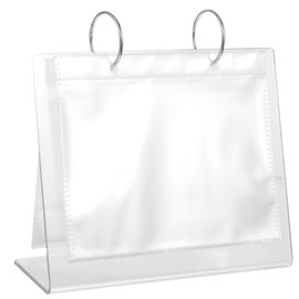 Table Photo Album Holder Transparent Photo Book for Desk Photo Holder for Picture Frame Photo Display Album for Personal Memories for Office and Home