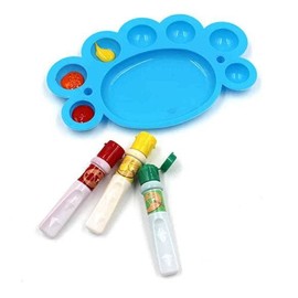 Paint Palette 1P 8-Hole Mini Crab-Shaped Paint Palette Art Supply Palette Paint Palette Art Palette / 물감 팔레트 1P 8홀 미니 꽃게모양 물감팔레트 화방팔레트 물감파레트 미술팔레트