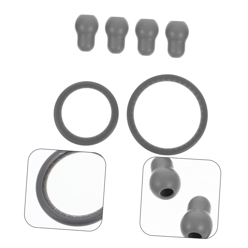 Hohopeti 1 set Stethoscope Ear Tip Replacement Set Grey Diaphragm