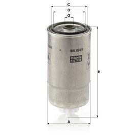 Original MANN-FILTER Fuel filter WK 854/4 – For Passenger Cars