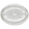 Winco CMT-1014 0.5mm Oval Tray, 14-Inch by 10-Inch, Chrome,Medium