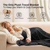 DAWNTREES Travel Blanket for Airplane & Car,Long Flight Essential for